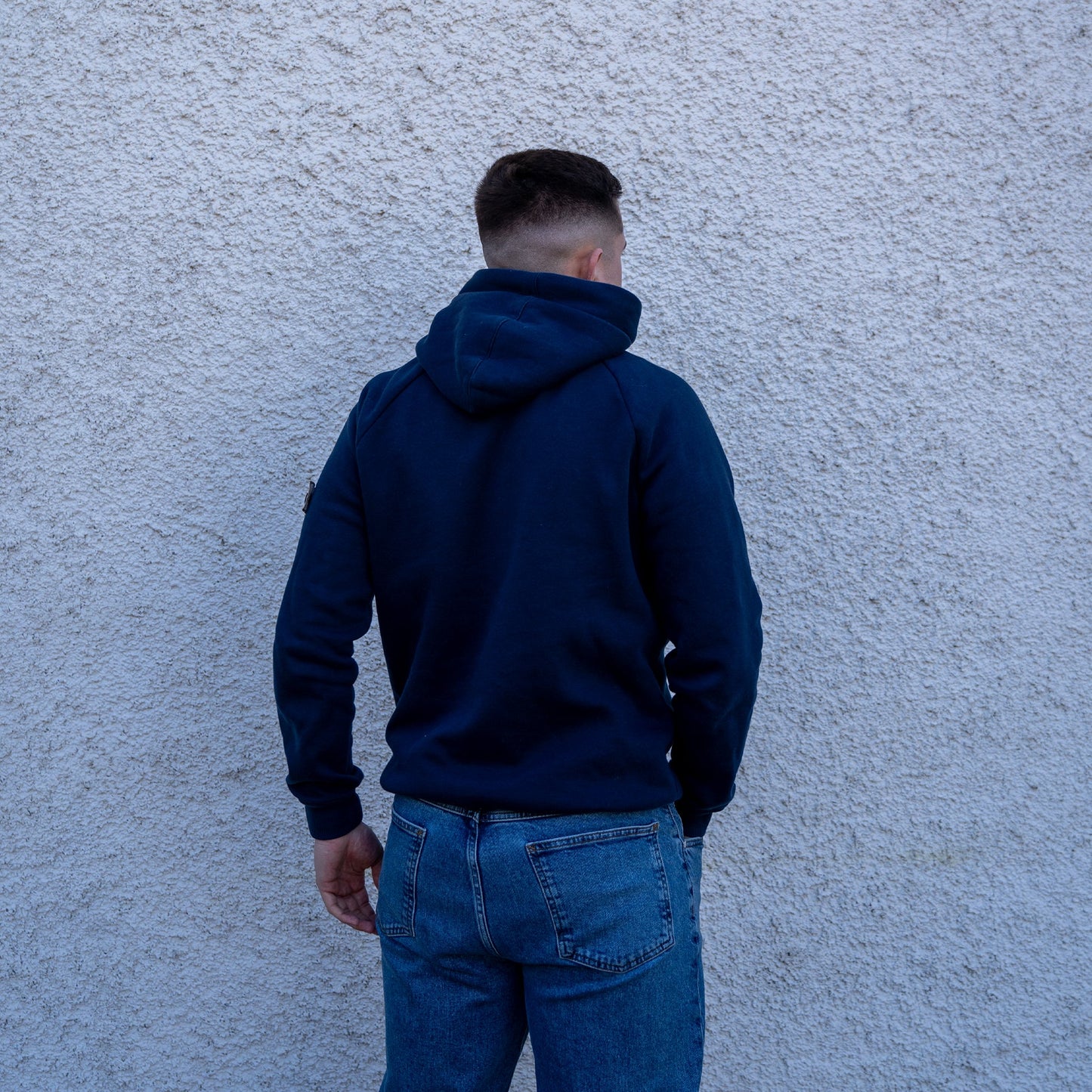 NAVY HOODIE - Who's ACE
