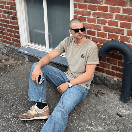 SLATE GREEN TERRY T - SHIRT - Who's ACE