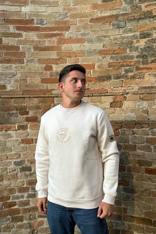 WHITE SAND CREWNECK