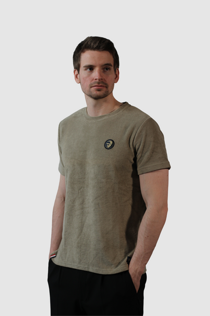 SLATE GREEN TERRY T-SHIRT