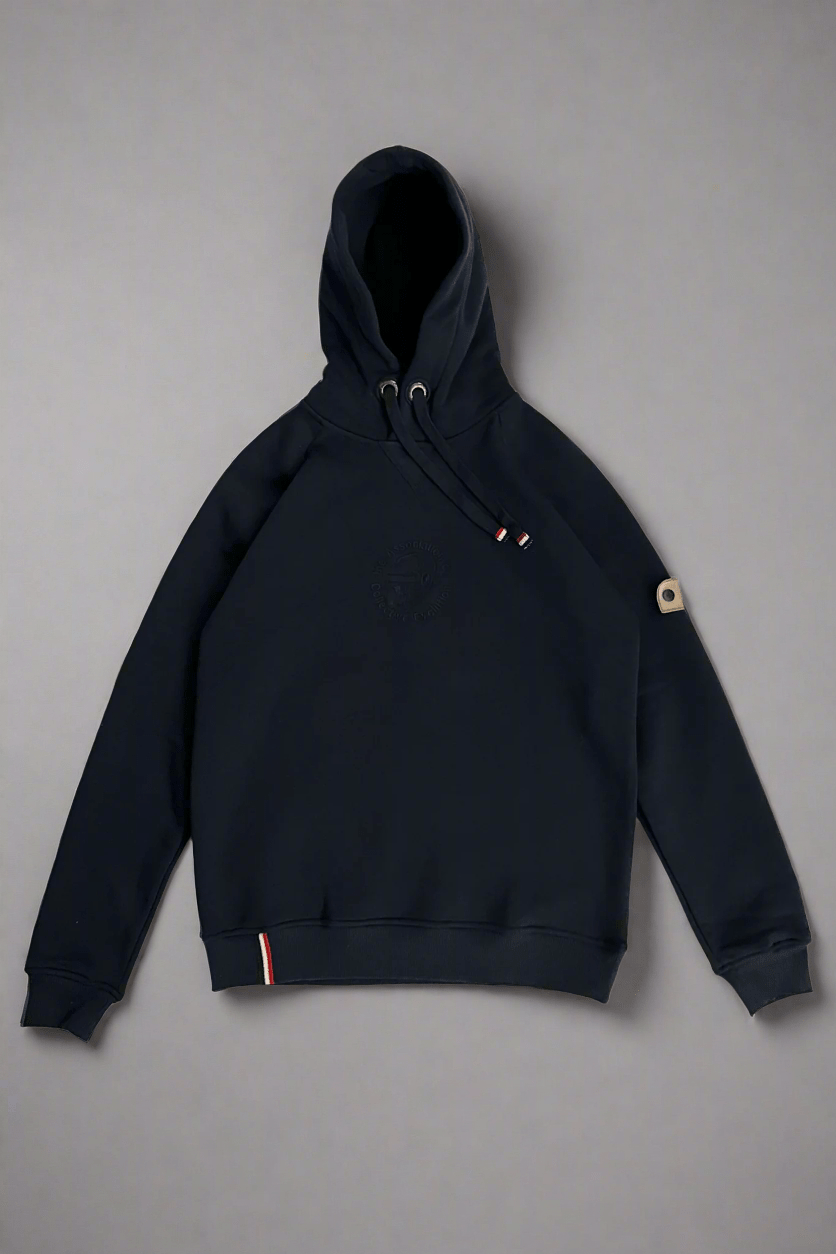 NAVY HOODIE - Who's ACE