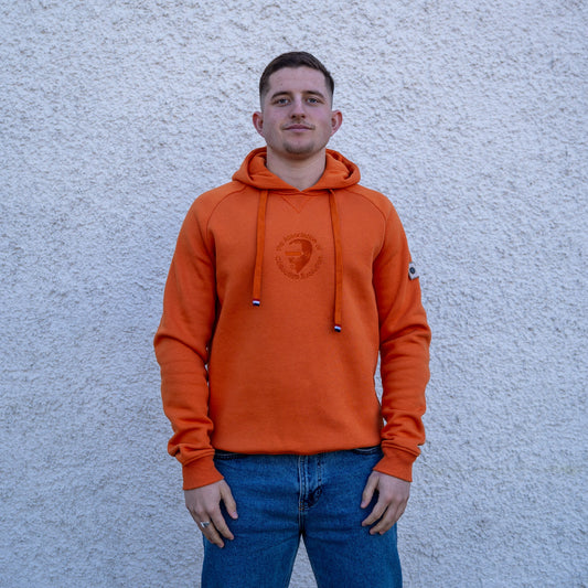 ORANGE HOODIE - Who's ACE